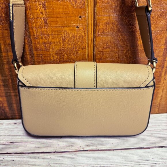 MICHAEL KORS Greenwich Extra Small East West Sling Leather Crossbody - Camel - Picture 2 of 6